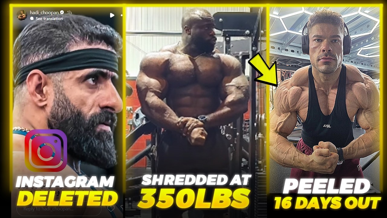 Samson Dauda LOOKS INSANE at 350LBS + Hadi Choopan's Instagram Deleted + Wesley Vissers is PEELED!