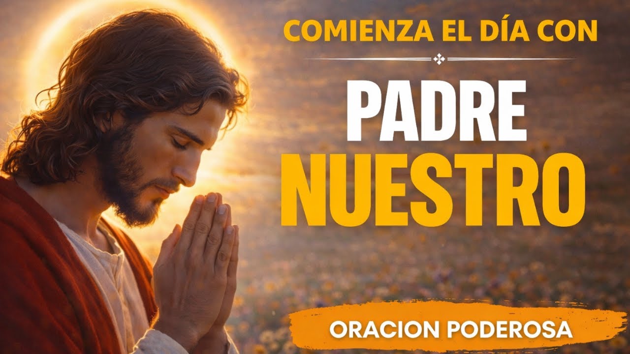 PADRE NUESTRO - La Oración Más PODEROSA Para COMENZAR El DÍA | Como Jesús Enseñó A Orar 🙏