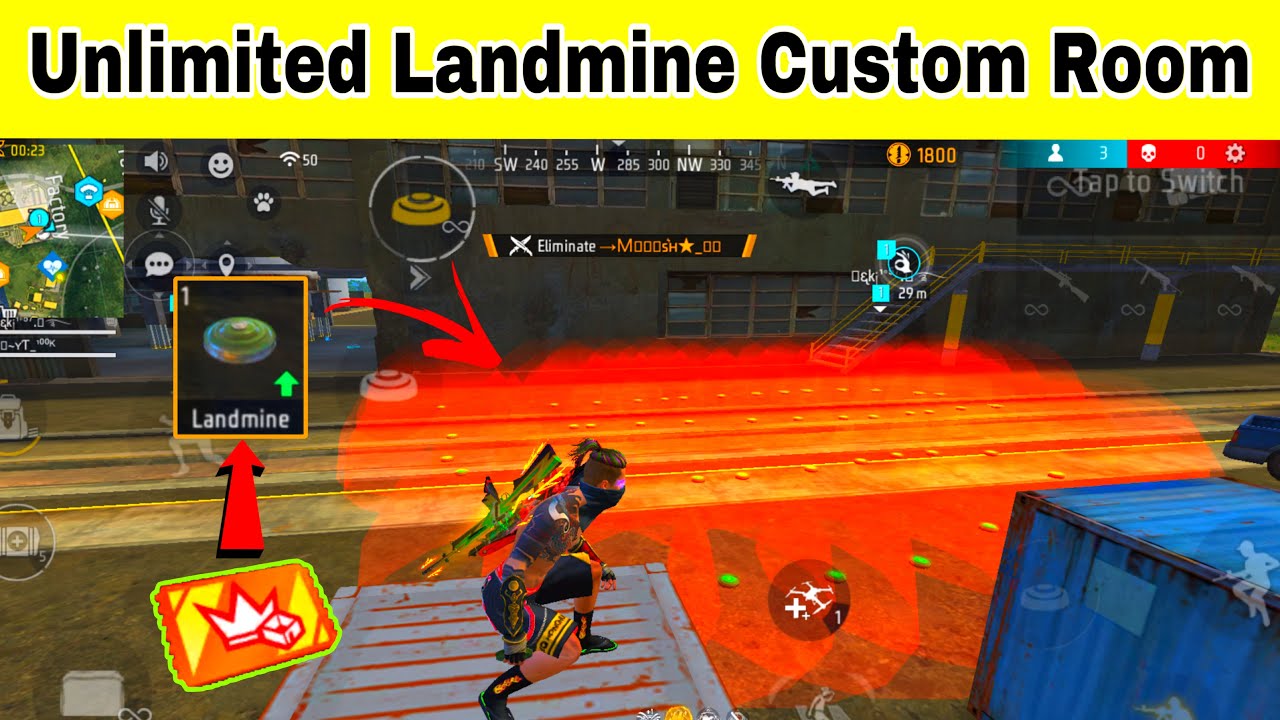 How To Make Unlimited Landmine Custom Room FreeFire| Landmine Custom Room Kaise Banaye - I Am Mangal