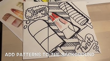 How to create your own My Pop art inspired Art