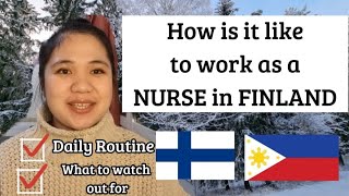Q&A 1  : How is it really like to work as a nurse in Finland | Filipino in Finland screenshot 4