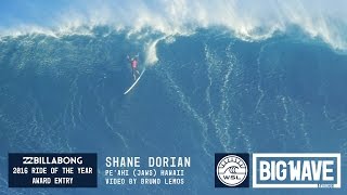 Shane Dorian at Jaws 1 - 2016 Billabong Ride of the Year Entry - WSL Big Wave Awards