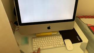 Iniciando um iMac usando o teclado bluetooth original (boot pelo Option por exemplo)