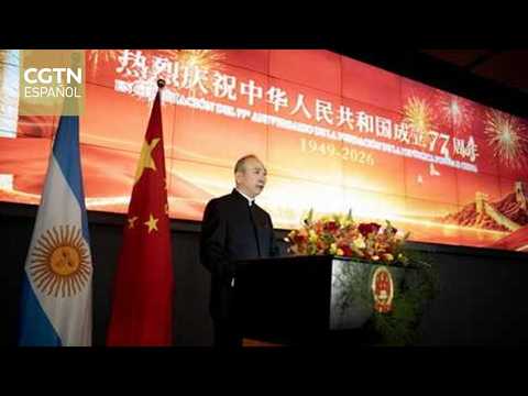Diplomatic delegations celebrate the 77th anniversary of the People's Republic of China in Argentina