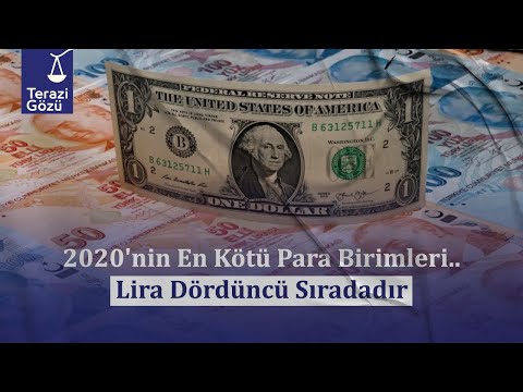 Terazi Gözü | 2020'nin En Kötü Para Birimleri.. Lira Dördüncü Sıradadır