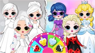 Disney Princess, Ladybug & Wednesday - Colors Switch Up | 30 DIYs Fun For Kids screenshot 4