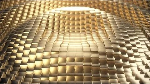 Abstract Gold Cubic Surface Stock Motion Graphics