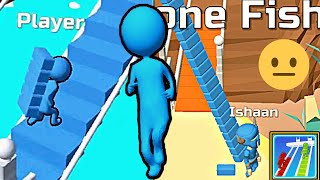 Bridge Race|Bricks|Gameplay Walkthrough|Level hacks|Funny Hindi game|Mobile games 2022- Android,ios