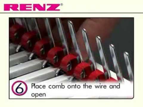 RENZ Private Bind Comb Binding Machine RENZ Private Bind Comb Binding Machine