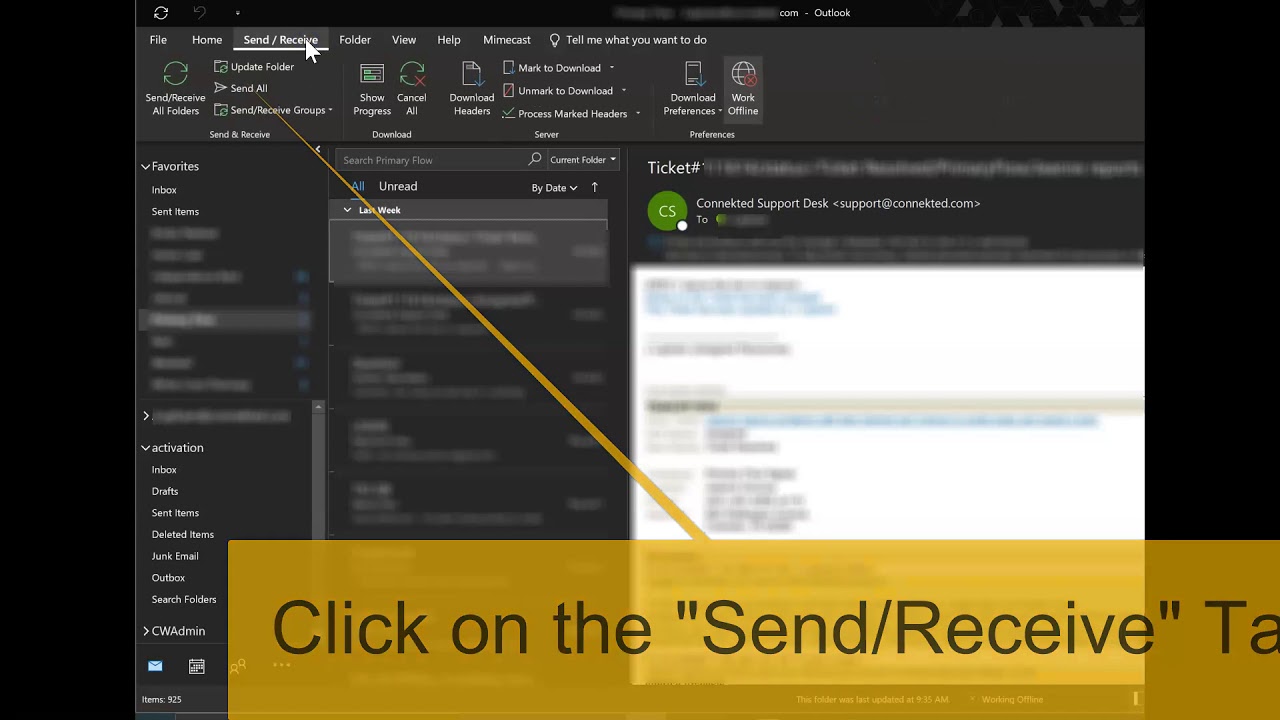 getting-outlook-out-of-offline-mode-youtube