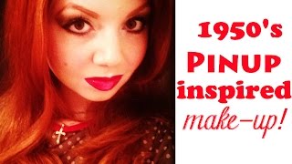 1950s Vintage-Inspired Pinup Makeup Tutorial!