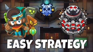 Dark Dungeons Chimps Made SIMPLE | BTD6 Black Border Guide (v49.2)