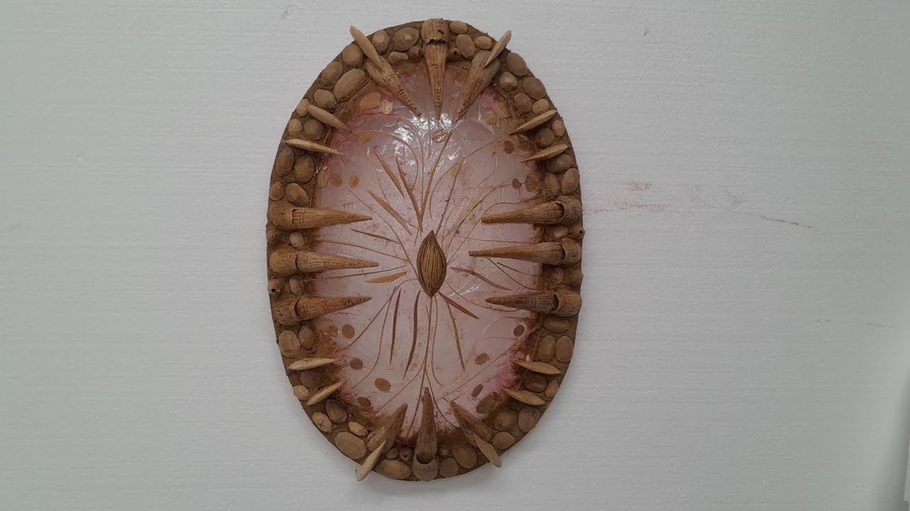 wall lampshade from bamboo 