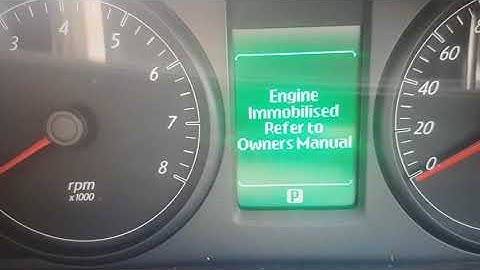 Holden commodore imobiliser issue. ve