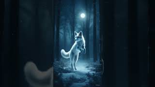 "You Won’t Believe This Magical Fox in the Snow! 🌙🦊 #Shorts" screenshot 5