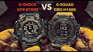 CASIO G-SHOCK G-SQUAD GBD-H1000 vs GPR-B1000 Rangeman - Release April 2020 - What's your thoughts?