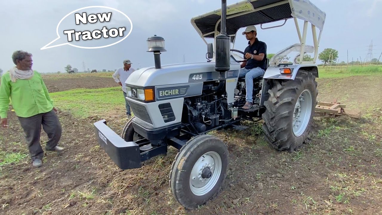 My New Eicher 485 Tractor with 7 Tines Cultivator