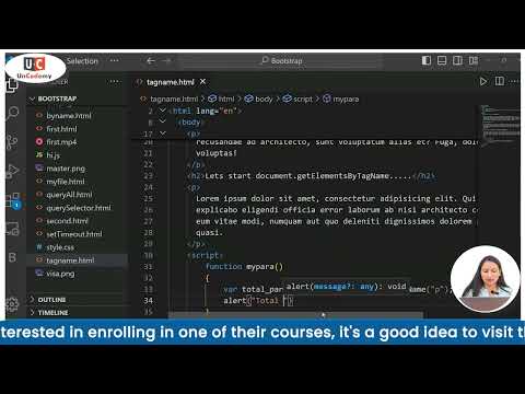 JavaScript document.getElementsByTagName() Method | Full Stack Developer Course in Noida | Uncodemy