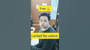 how to unlocked locked file without any software 100% free #shorts #viral #youtube #lock #unlock