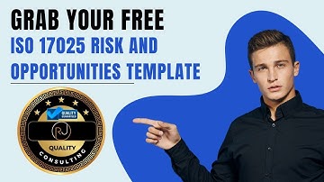 ISO 17025 Risks and Opportunities Template