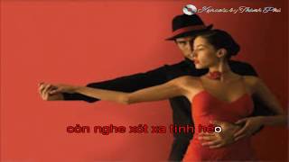 Bài tango tím karaoke hd, Thế Sơn