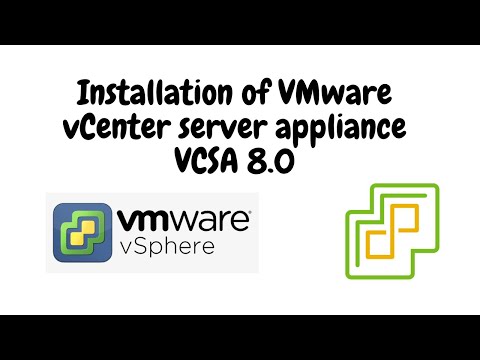 Installation of VMware vCenter server appliance VCSA 8 0 - step by step