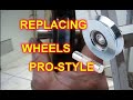 How to Change the Wheels of Steel Sliding Doors