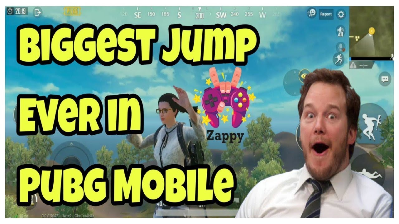 THE BIGGEST JUMP EVER IN PUBG MOBILE | FUNNY MOMENTS | ZAPPY