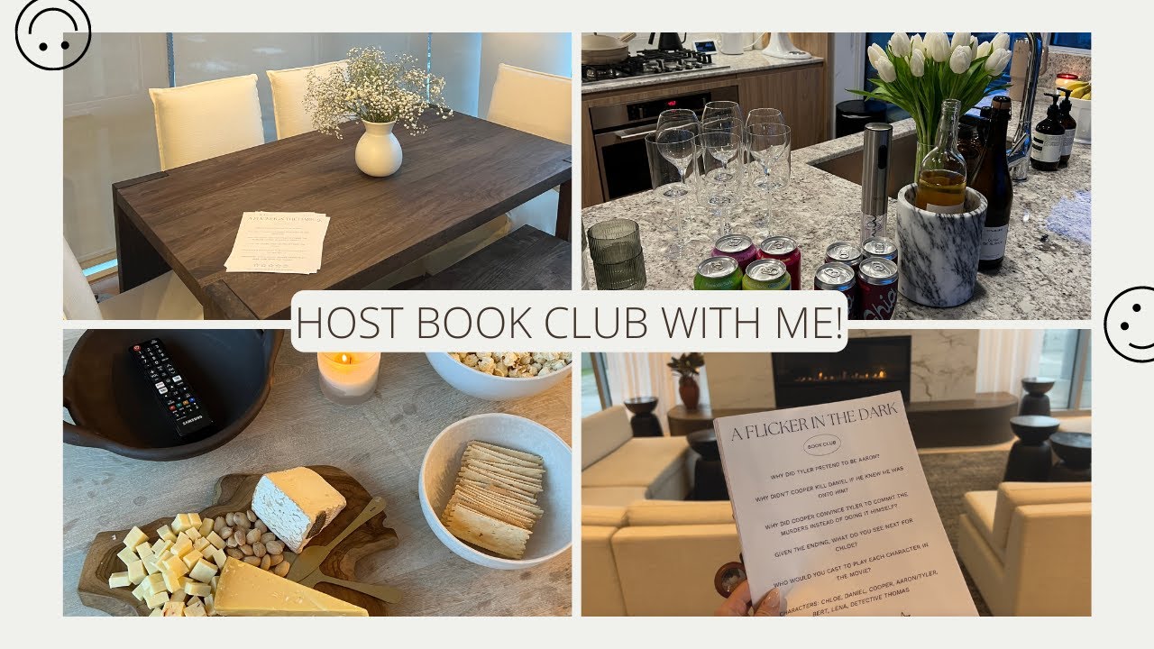 Daily Vlog: Host Book Club With Me! How I Prep, My Tips, and more!
