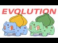 Bulbasaur evolution normal and shiny  pokemon transformation animation