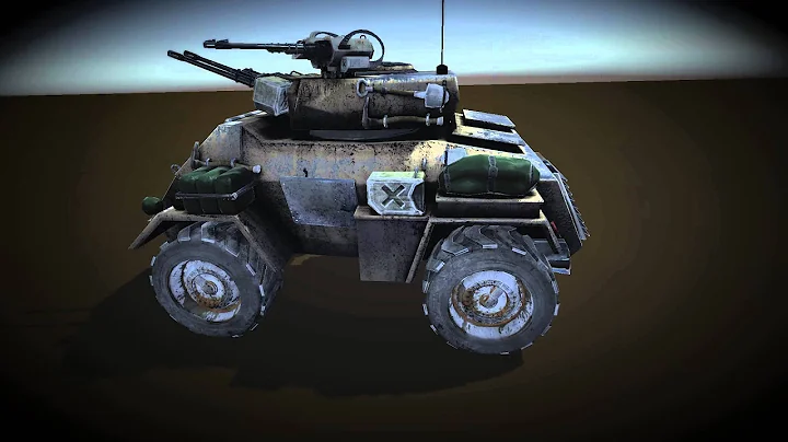 3DModels-Textures: Armored Vehicle, 3d model for your war games