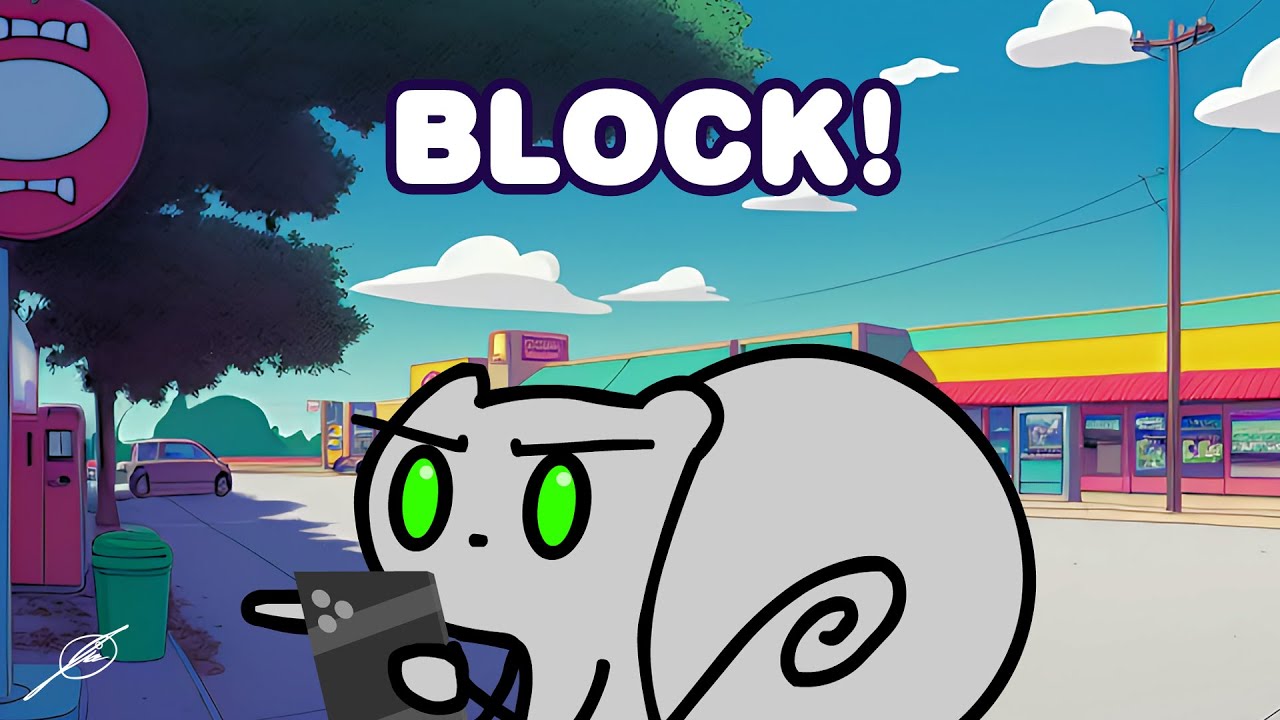 Blocky Squirrel Block! : Neurotically Yours 'Bits' (Foamy The Squirrel) - YouTube