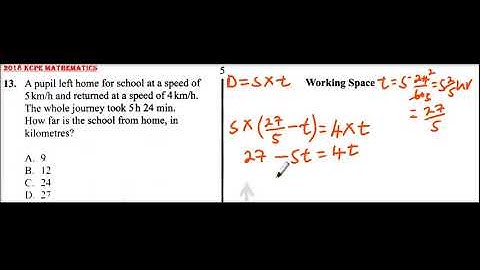 2018 KCPE MATHEMATICS QUESTION 13