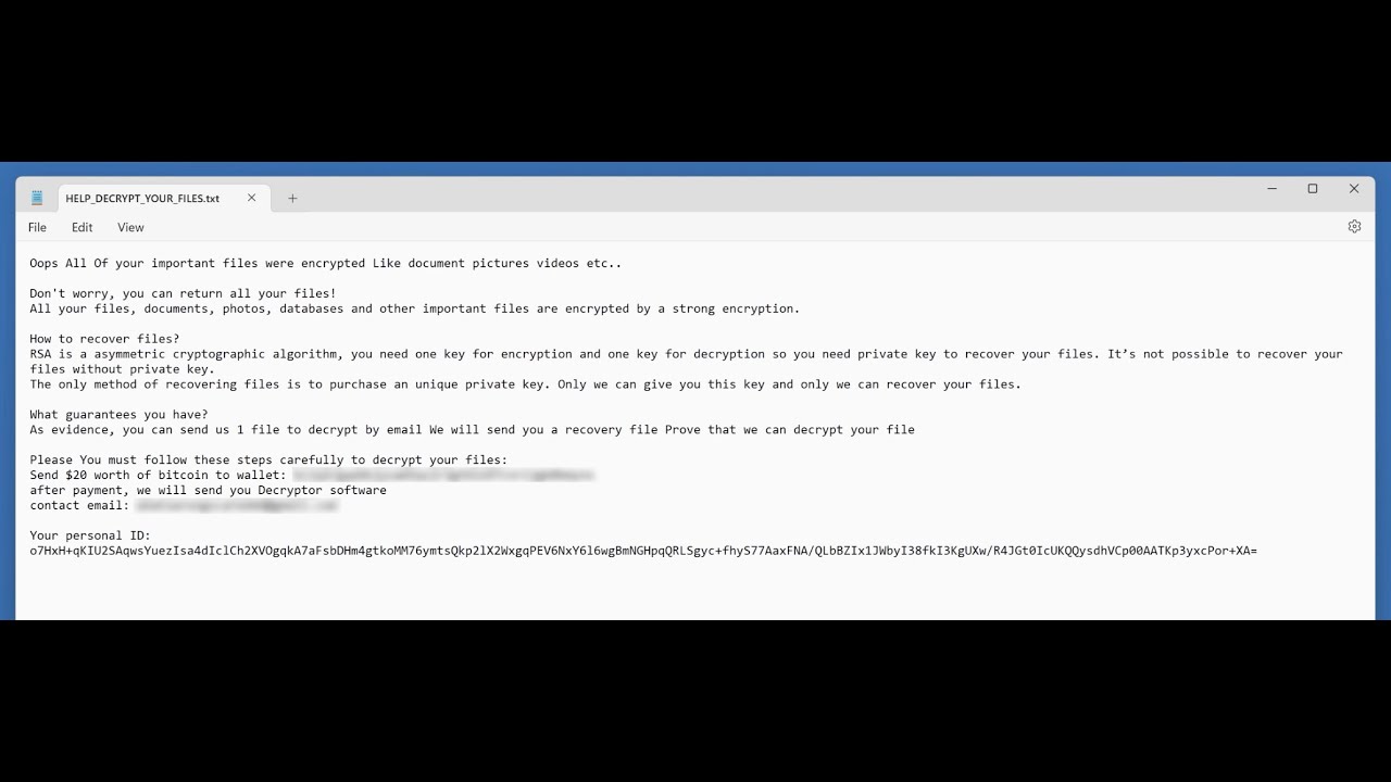 Worry (WhatsWrongScared) ransomware (.WORRY virus) - how to remove ...