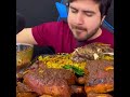 ASMR: EATING SPICY MUTTON CURRY 🔥 BASMATI RICE || #shorts #mukbangn#asmreating #mukbangasmr#asmr