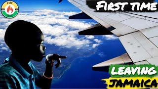 His First Time Flying and Leaving Jamaica