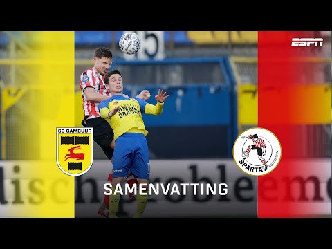 Cambuur Sparta Rotterdam Goals And Highlights