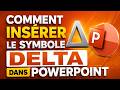 Comment Insérer Le Symbole Delta (Δ) Dans PowerPoint