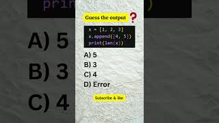 Can you guess the output 🐍 Most people get this wrong #python #coding