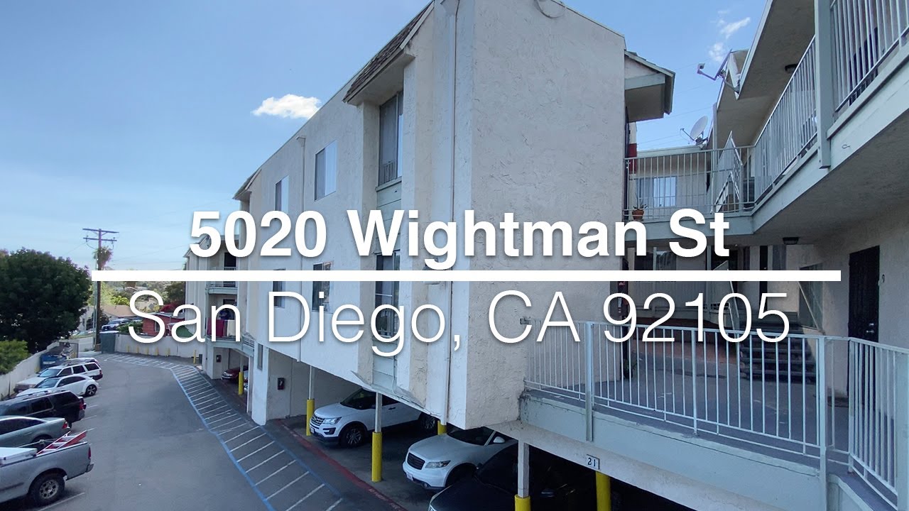5020 Wightman St #10, San Diego, CA  92105