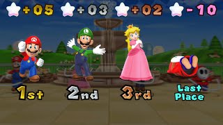 Mario Party 9 - Mario vs Peach vs Luigi vs Shy Guy - Boo's Horror Castle