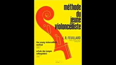 Lesson 15, Minuetto by Exaudet - Méthode du Jeune Violoncelliste (100 BPM, 440 tuning)
