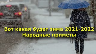 Вот какая будет зима 2021-2022. Народные приметы.