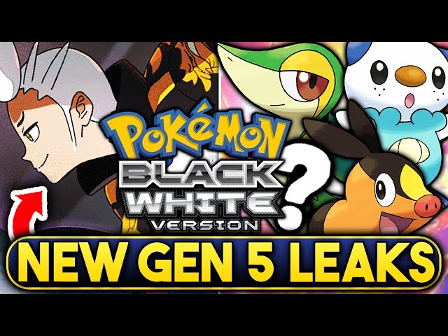 All New Pokemon from Pokemon Black & White Revealed - The Escapist