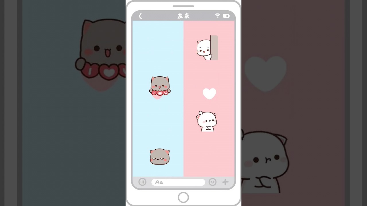 Peach cat mini emoji series - now available on Telegram #peachgoma