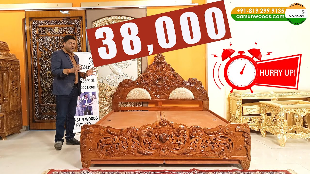 Latest Nepali Bed lowcost bedroomset aarsun trending beddesign