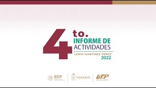 4to. Informe de Actividades 2022 / Dr. Lenin Martínez Pérez by UTTAB 179 views 1 year ago 19 minutes