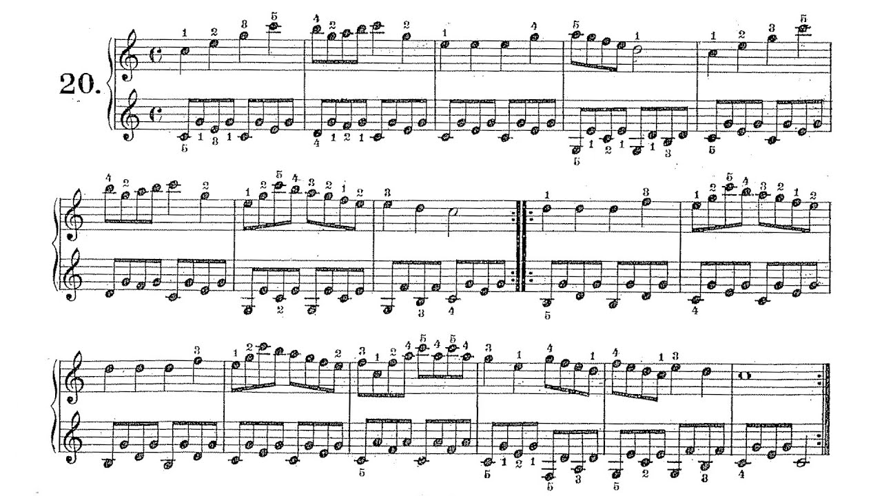 🎵 Carl Czerny - El Primer Maestro de Piano Op. 599 - Estudio 20