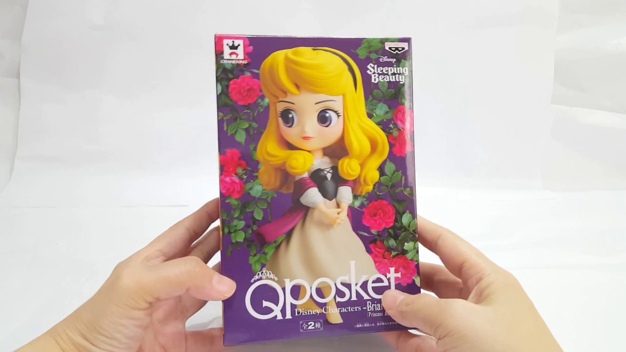 Unboxing Banpresto Q Posket Disney Princess Briar Rose In Classic Normal Pastel Variant Youtube